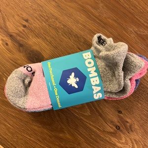 Bombas Women's Tri-Block Marl Ankle Sock 6-Pack size Medium